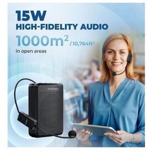 Portable Speaker Microphone with Bluetooth,